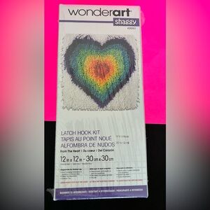 Wonderart Shaggy Latch Hook Kit for DIY Rug